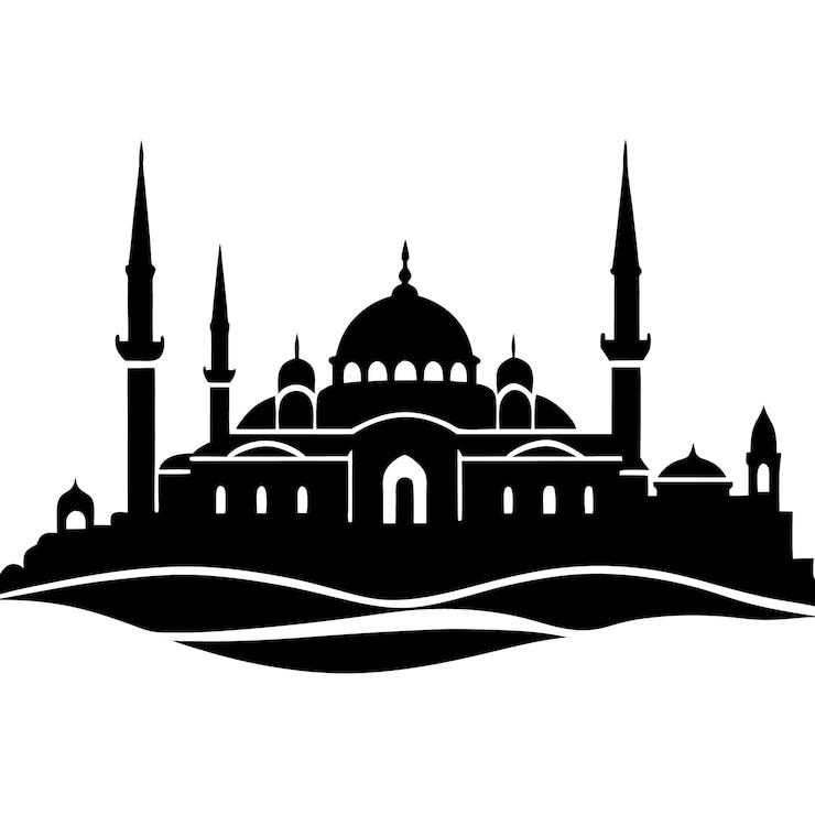 Vector charming hand drawn istanbul horizontal vector illustrations for travel and culture projects