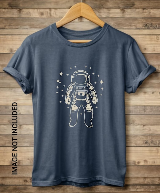 티셔츠 디자인 프린트 등에 사용할 수 있는 매력적인 아이 우주비행사 조종