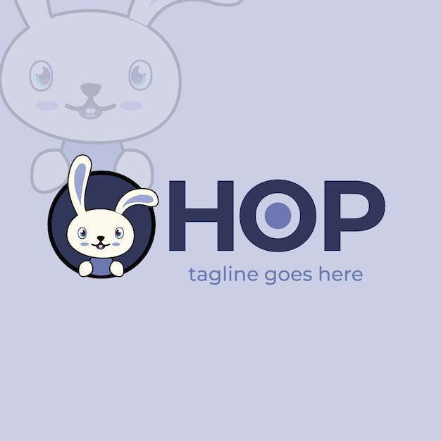 Charming Rabbit Logo Design