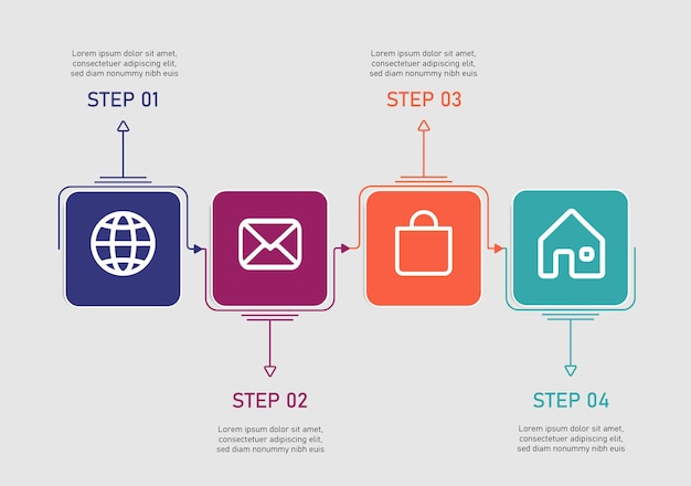 Chart business infographic