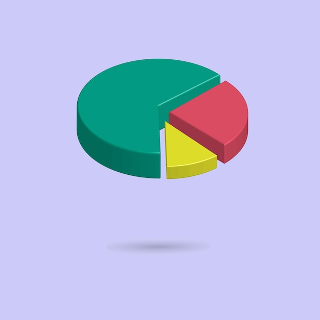 Vector chart icon infographic data show analytic for business, financial and growth theme