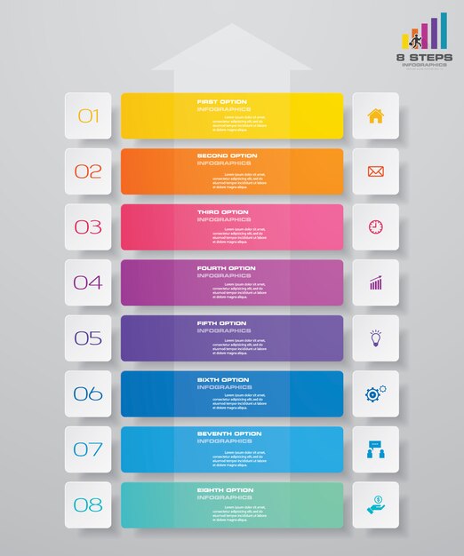 Chart infographics element