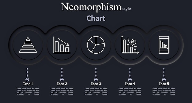 Chart set icon Pyramid bar chart pie chart line graph mobile graph analytics statistics data trends diagram financial metrics visualization report