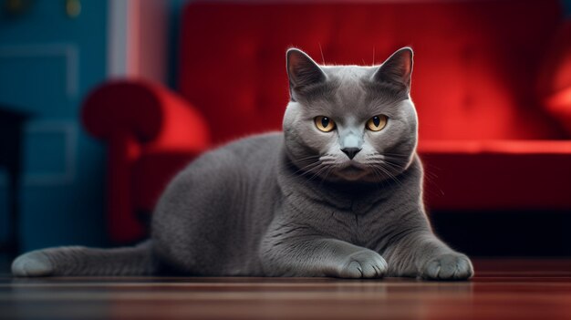 Chartreux katje kat