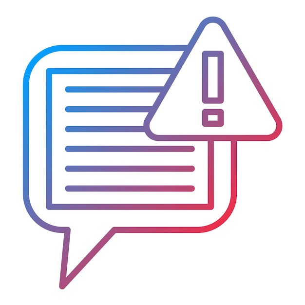 Chat Alert Icon vector afbeelding Kan worden gebruikt voor Project Management