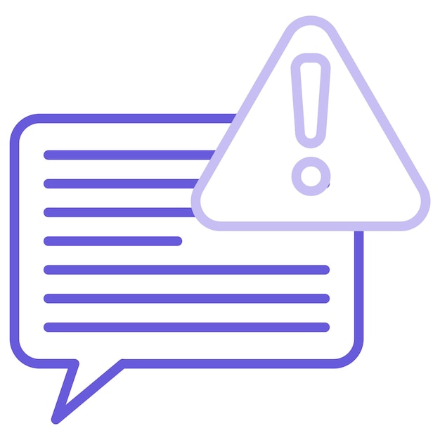 Chat Alert Vector Illustratie