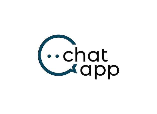 Premium Vector | Chat app logo design template. can be used icon ...