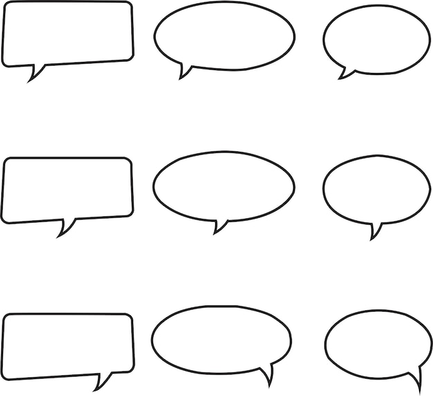 ChatBabble 아이콘 디자인: 백색 배경을 가진 발롱 스피치