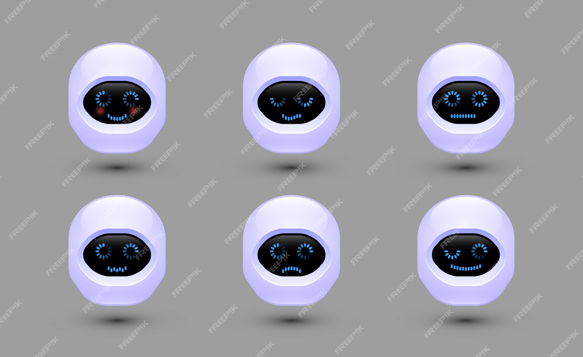 Robot eyes Vectors & Illustrations for Free Download | Freepik