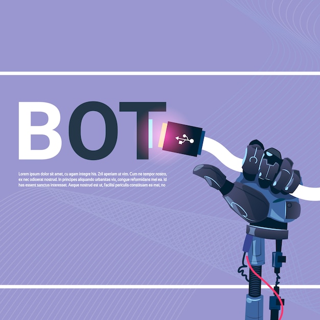 Vettore chat bot gratuito robot assistenza virtuale del sito web o applicazioni mobili, intelligenza artificiale co