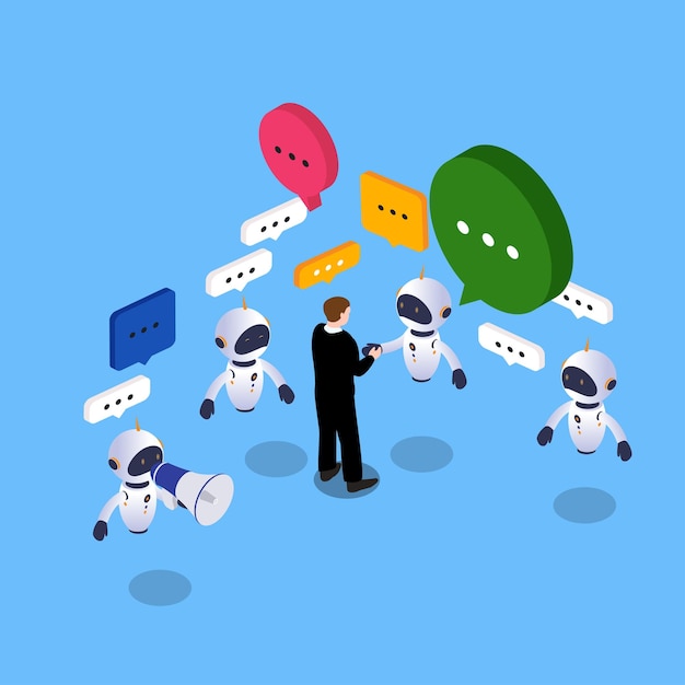 Chat bot and future marketing ai and business iot