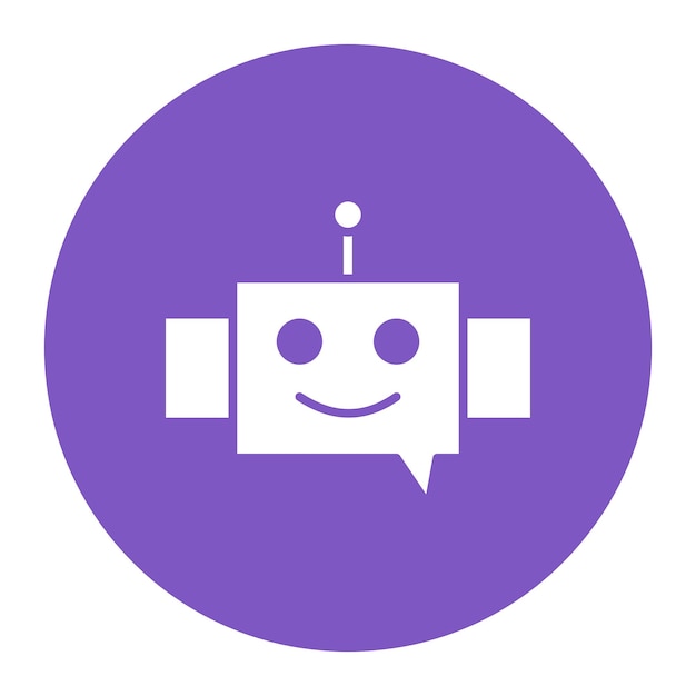 Chat Bot Vector Illustration