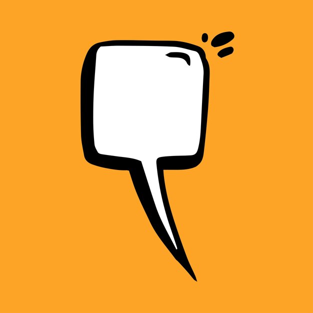 Vector chat bubble icon speech balloon comic speech bubble