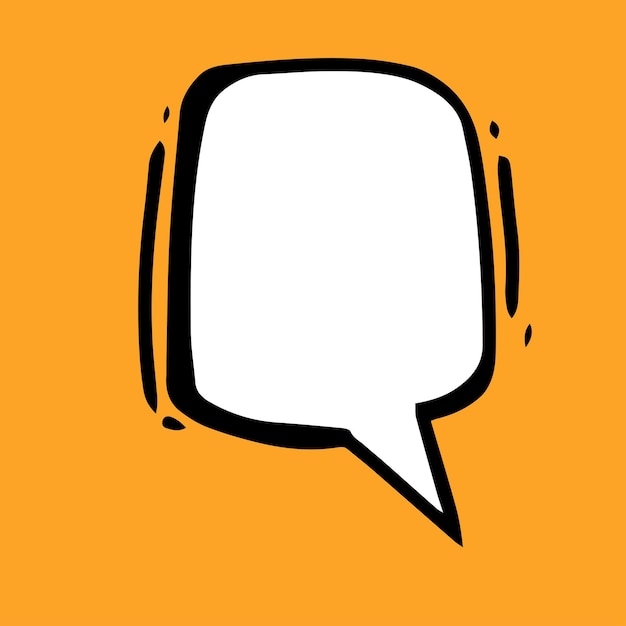 Vector chat bubble icon speech balloon comic speech bubble