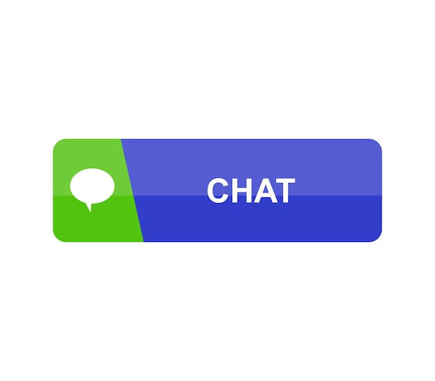 Vector chat button