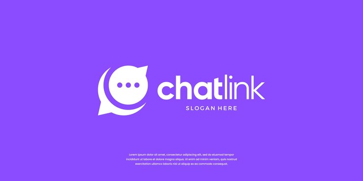 Vector chat consulting logo template abstract talk symbol logo vector illustration