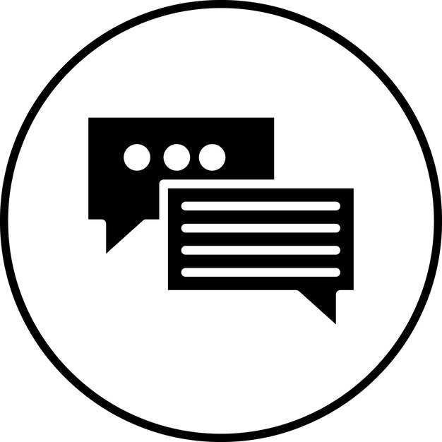 チャットアイコンのベクトル画像は Contact Us に使用できます