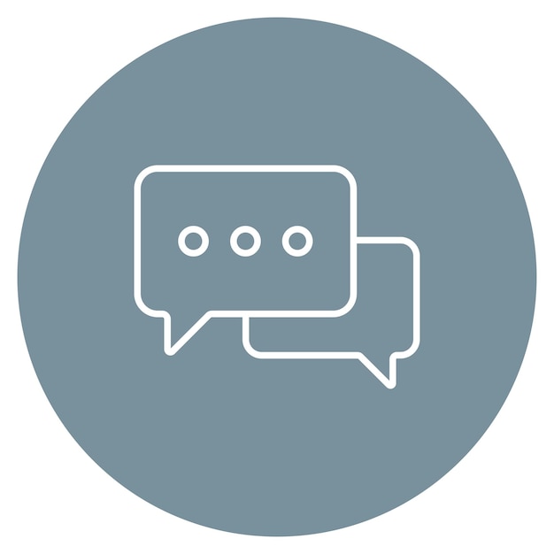 Chat icon vector image can be used for internet marketing service