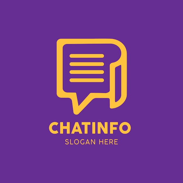 Chat info messages app logo