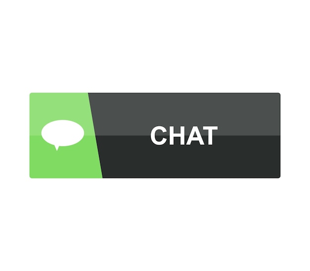 Vector chat-knop