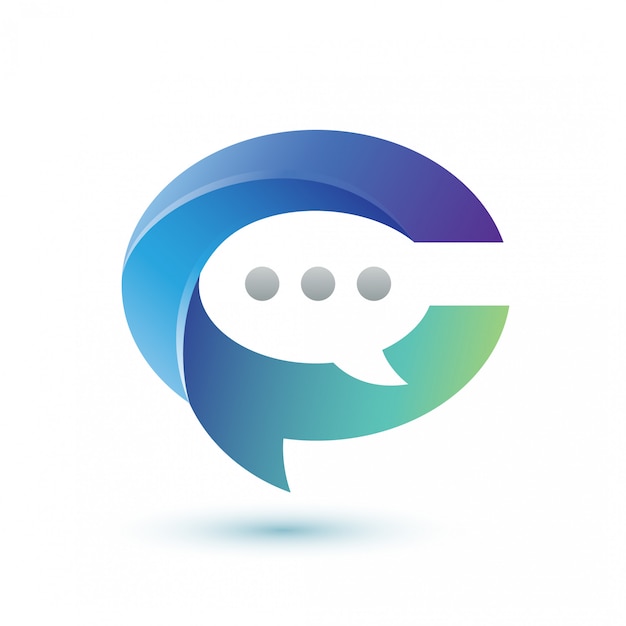 Vector chat-logo