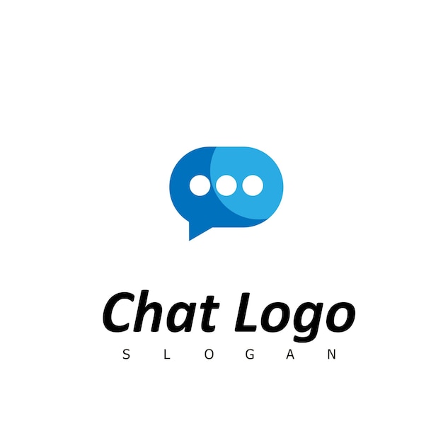 채팅 소셜 토크 로고 디자인 기호