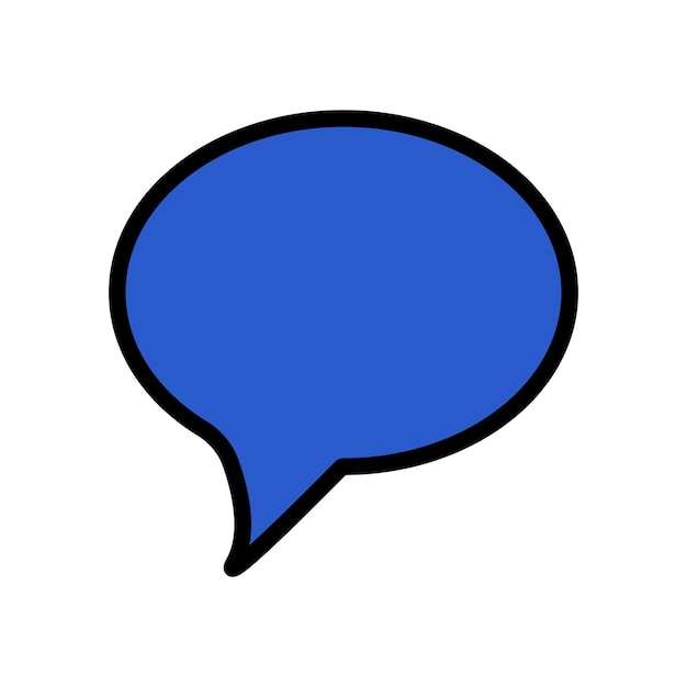 chat speech bubble icon vector design template