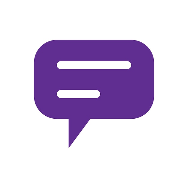 chat speech bubble icon vector design templates