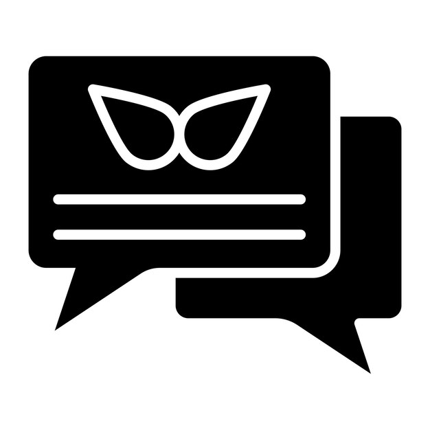 Chat Vector Icon Design Illustratie
