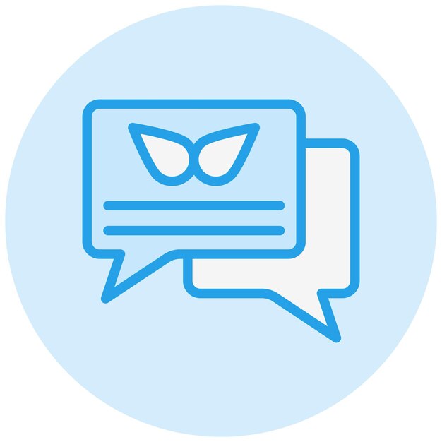 Chat Vector Icon Design Illustratie
