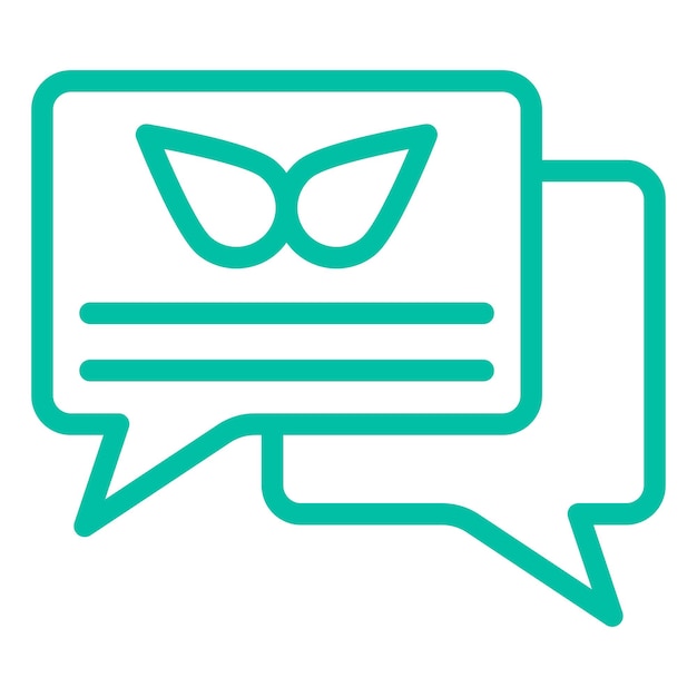 Chat Vector Icon Design Illustratie