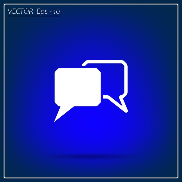 Chat vector icon