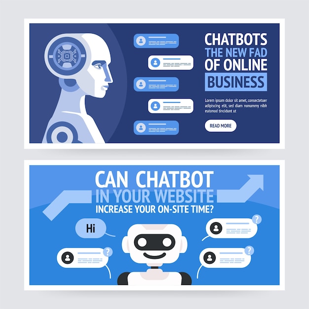 Illustrazione di concetto di chatbot