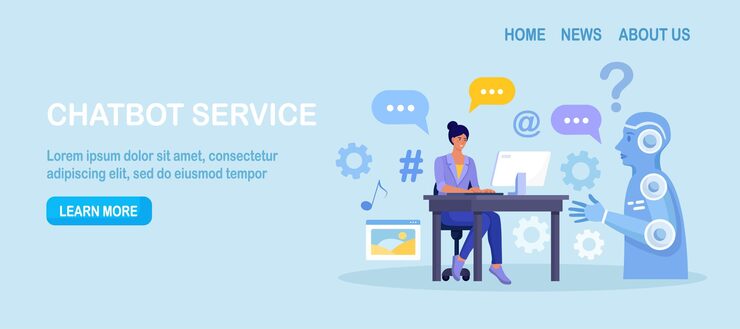 Vector chatbot conversation with clients chat bot chatting optimizing language models for dialogue artificial intelligence robot answer questions generate refinement conversation provide smart solution