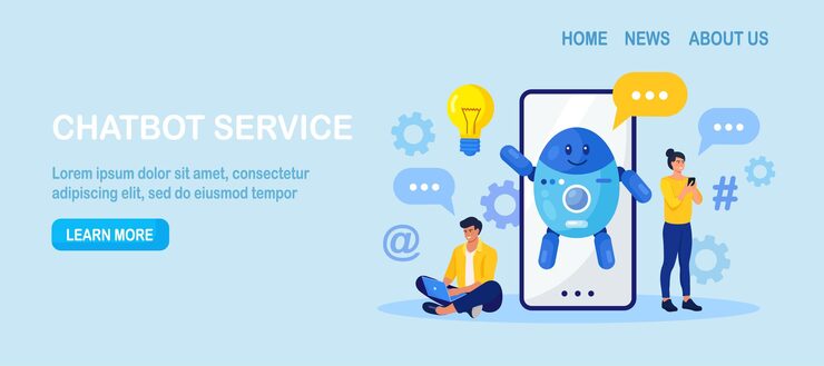 Vector chatbot conversation with clients chat bot chatting optimizing language models for dialogue artificial intelligence robot answer questions generate refinement conversation provide smart solution
