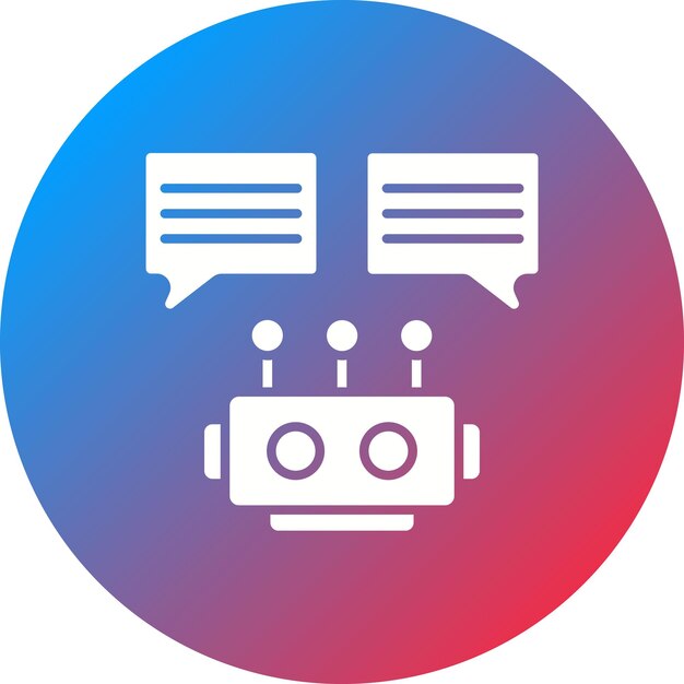 Chatbot 아이콘 터 이미지는 인공지능에 사용될 수 있습니다.