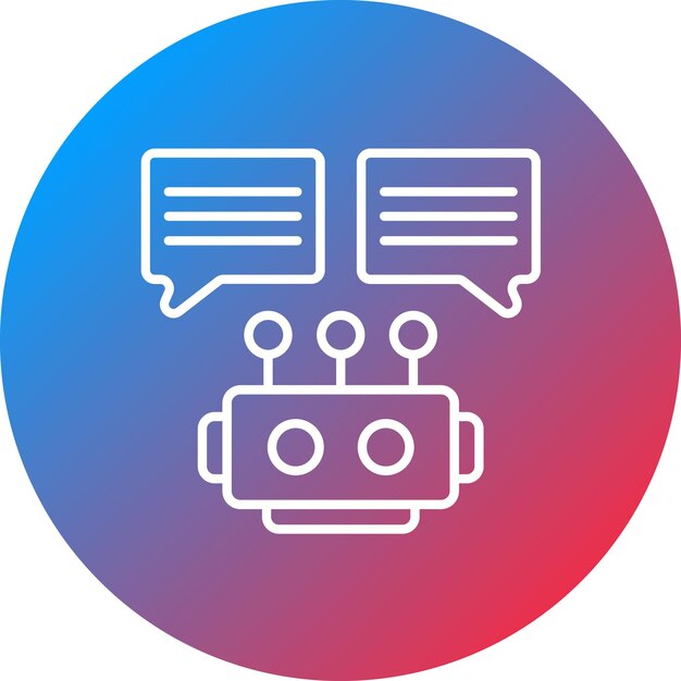 Chatbot icon vector image Can be used for Artificial Intelligence