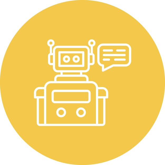 Chatbot icon vector image Can be used for Digital Marketing