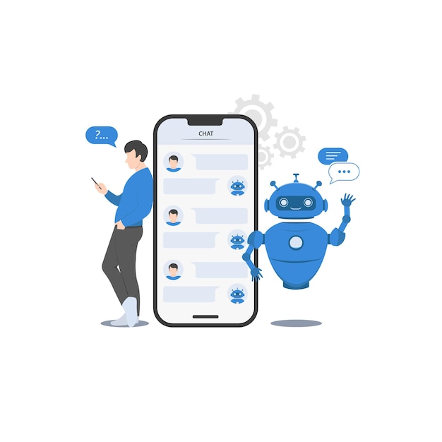 Chatbot-illustratie