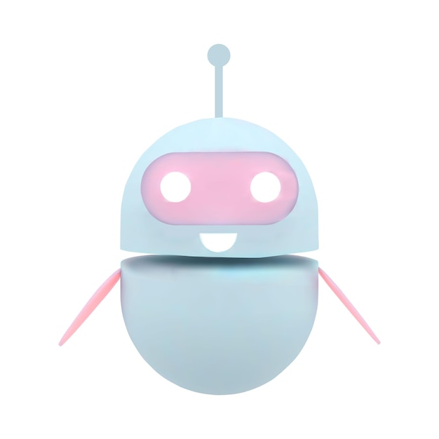 Chatbot robot icoon teken in cartoon stijl Support service concept Vector illustratie geïsoleerd op witte achtergrond