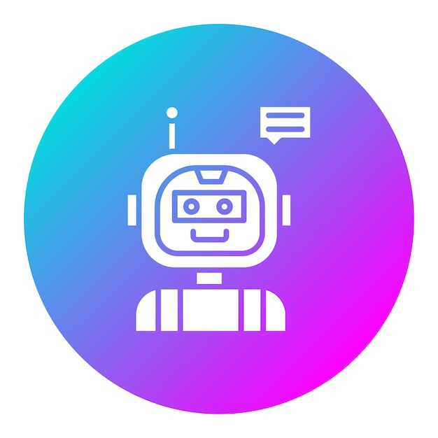 Chatbot vector icoon Kan worden gebruikt voor codering en ontwikkeling iconen