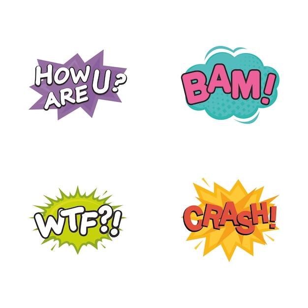 Vector chatstickers