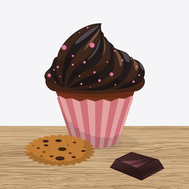 Vector chcolate ontwerp