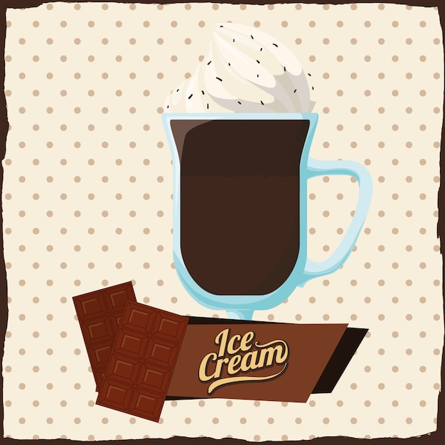 Vector chcolate ontwerp