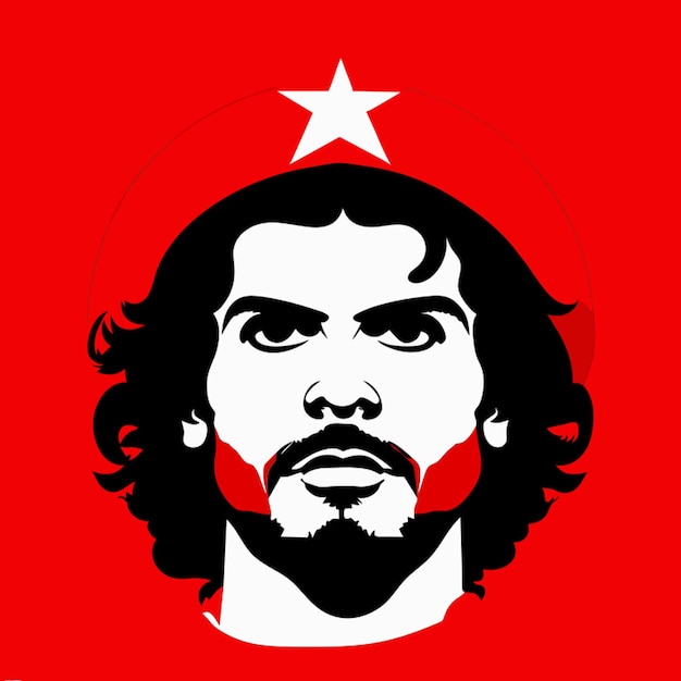 Vector che guevara vector illustration cartoon