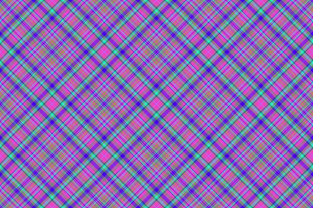 Check background tartan Seamless plaid pattern Textile fabric vector texture