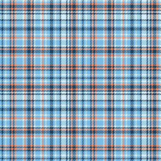 Check fabric seamless of tartan background textile with a vector texture pattern plaid in cyan and light colors
