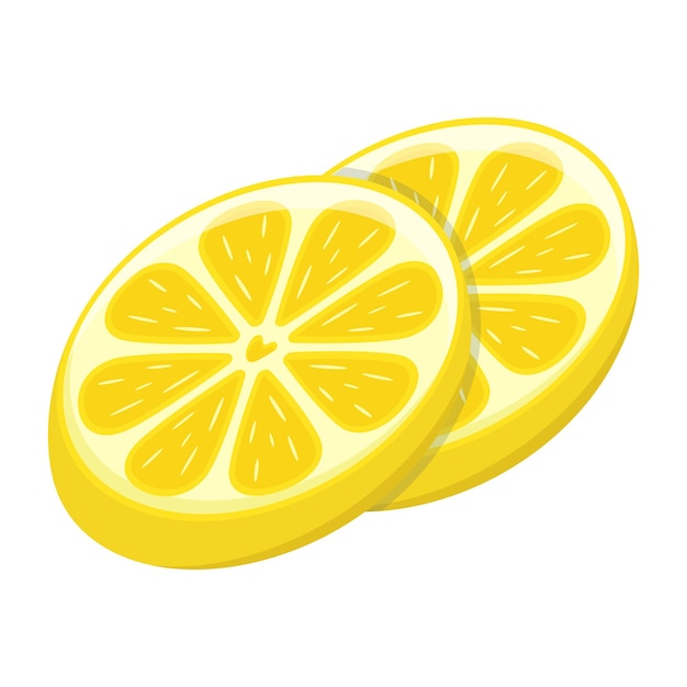 Check flat illustration of lime slice