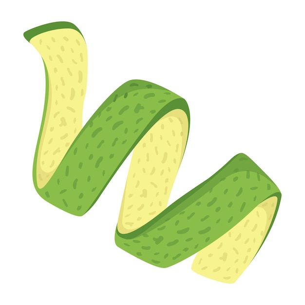 Vector check flat illustration of lime