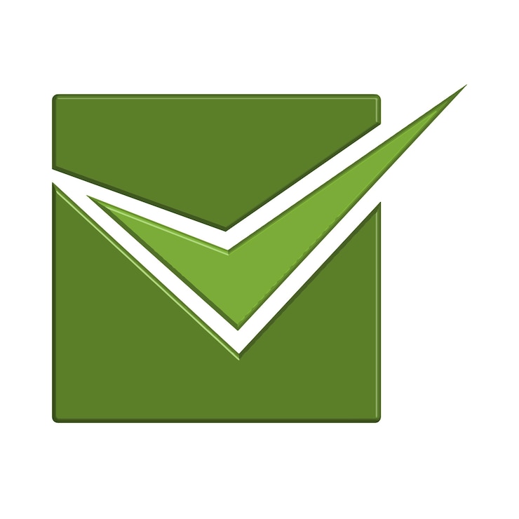 Vector check icon template